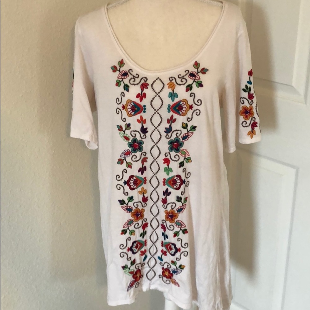 Johnny Was short sleeve shirt